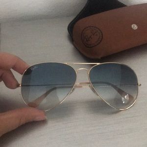 62mm large AUTHENTIC ray-ban aviators